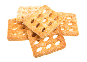sweet cookies isolated on a white background
