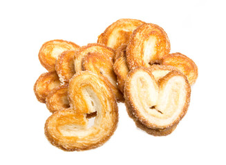 sweet cookies isolated on a white background