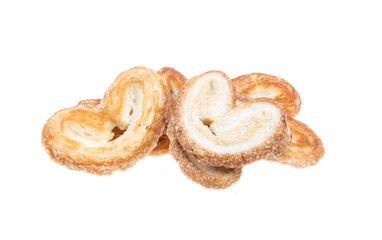 sweet cookies isolated on a white background