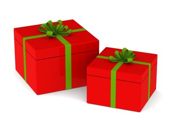 Red Gift Boxes