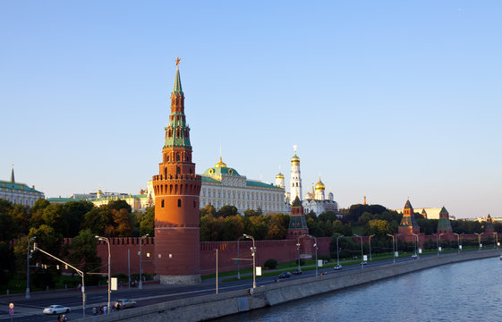  Moscow Kremlin in sunset