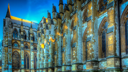 HDR image of westminster Cathedral - obrazy, fototapety, plakaty