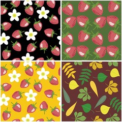 four seamless backgrounds