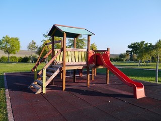 A colourful playground for children