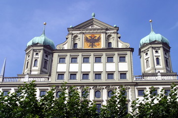 Augsburg old city call in Bavaria, Germany