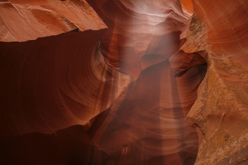 Antelope colorful Patterns of Navajo Sandstone from Slot Canyons