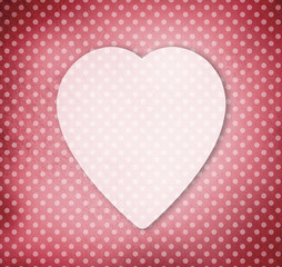 Valentine's day greeting card template