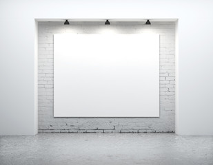 blank on wall
