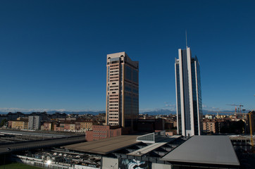Naklejka premium Milano skyline