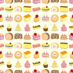 seamless cake pattern