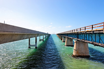 Obraz premium Seven Mile Bridge, Florida Keys, Florida, USA