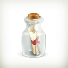 Message in the bottle, icon