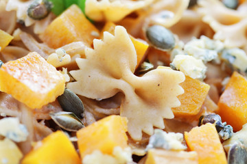 pasta with roasted pumpkin