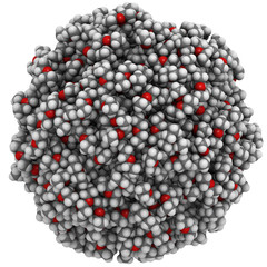 Diethylether (ether, ethoxyethane, Et2O) molecules, liquid spher