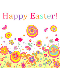Easter seamless card