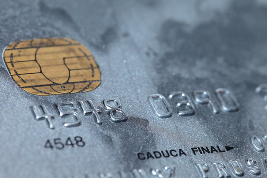 Macro shoot of a credit card. Perfect for background use