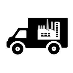 Usine dans un camion, délocaliser