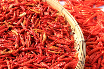 Fototapeta premium Red chili pepper dry