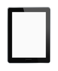 Blank digital tablet with clipping paths