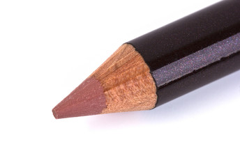 Make-up pencil isolated on white.