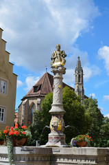 Fototapeta na wymiar Rothenburg ob der Tauber, Fontana 2