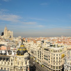 Fototapeta premium Gran Via, Madrid