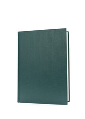 Book on white background.