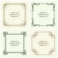 Decorative text frames