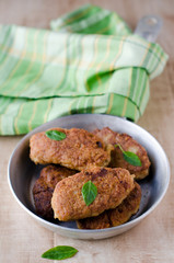 Pork Cutlets, home-made