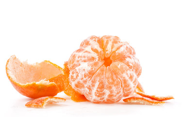 Tangerine isolated on white background