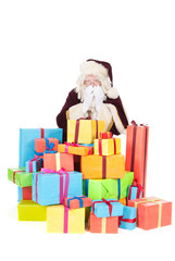 Santa Claus with presents