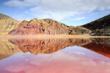 reflections in an acid lake