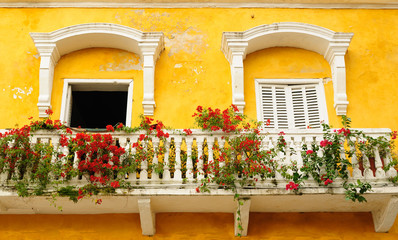 Fototapeta na wymiar Kolumbia, widok na stare Cartagena
