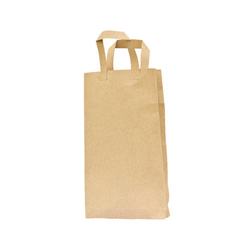 Recycled paper bags.
