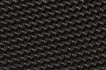 black fabric textured background