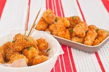 fried chicken nuggets