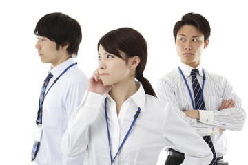 ビジネスイメージ・男女3人