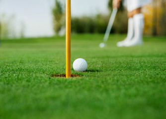Detail of golf