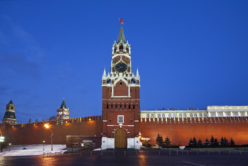 Night Moscow. The Kremlin