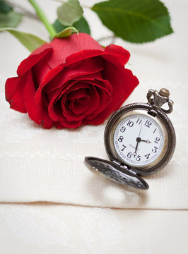 Pocket Watches and Rose