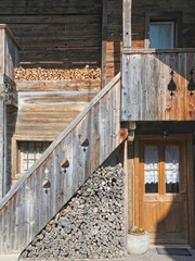 Tirolish house facade