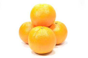 orange isolated on a white background