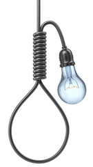Bulb with noose