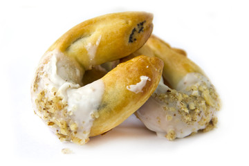 Sweet pastries with poppy seeds