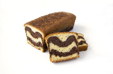 Gâteau marbré au chocolat