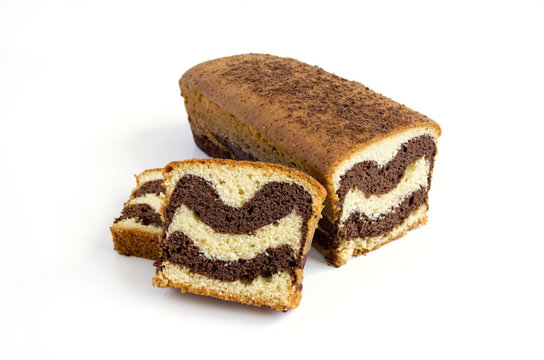 G&acirc;teau marbr&eacute; au chocolat