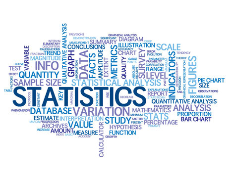 "STATISTICS" Tag Cloud (data information graph metrics analysis)