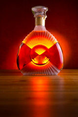 Bottle of cognac