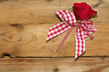 Fototapeta premium Decoration on wooden background