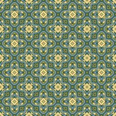 Seamless colorful retro pattern background